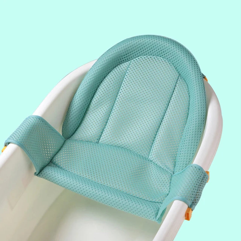 Baby Shower Bath Tub Pad Non-Slip Bathtub Seat Support Mat Chair Newborn Safety Nursing Security Comfort Body Cushion Pillow