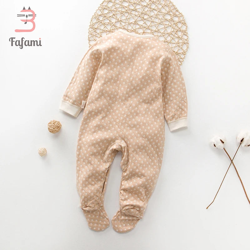 Organic Cotton Brand Baby Clothes Bebe Rompers Long Sleeves Infant Jumpsuit Newborn Baby Boy Girl Baby Clothing Pajamas Romper