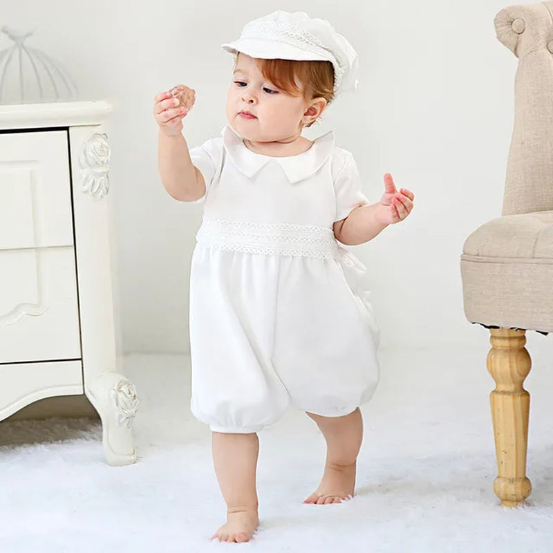 Baby Boys Baptism 1St Year Birthday Party Dress Christening Infant Jumpsuit Clothing Toddler Boy Party Costumes 3-24M