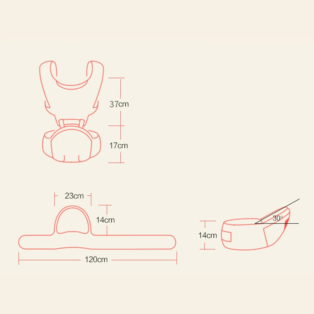 Baby Carrier Front Facing Hipseat Kangaroo Ergonomic Baby Sling Carriers for Newborn Toddler Kids Loading Bear 20Kg