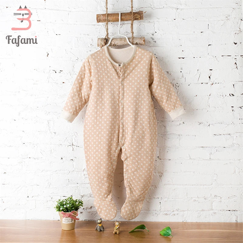 Organic Cotton Brand Baby Clothes Bebe Rompers Long Sleeves Infant Jumpsuit Newborn Baby Boy Girl Baby Clothing Pajamas Romper