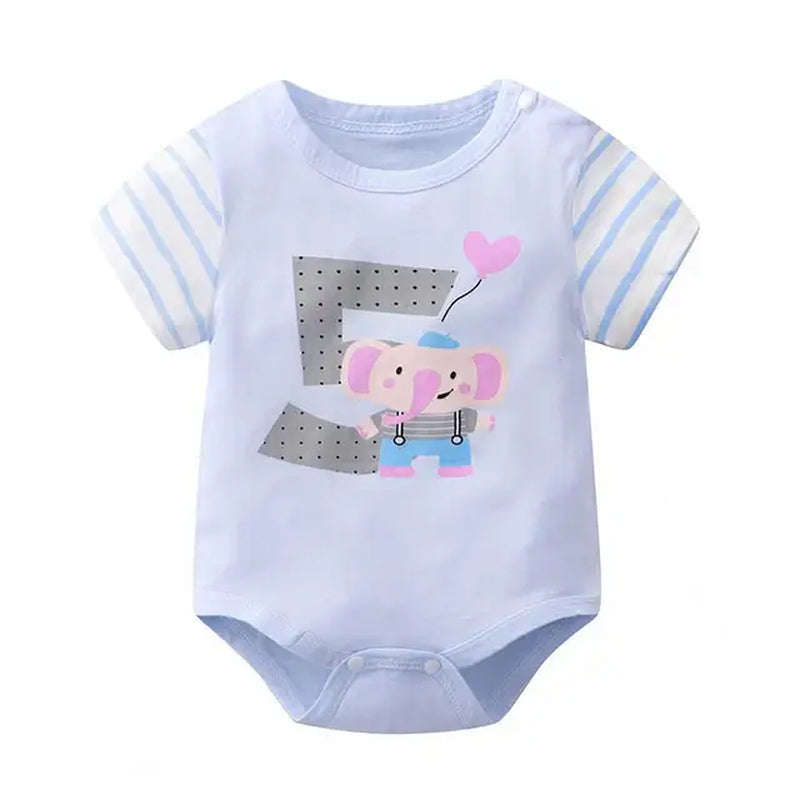 Cotton Newborn Baby Bodysuits Summer Clothing Toddler Short Sleeved Triangle Climb Clothes Baby Girl Costume Onesie 2022 New