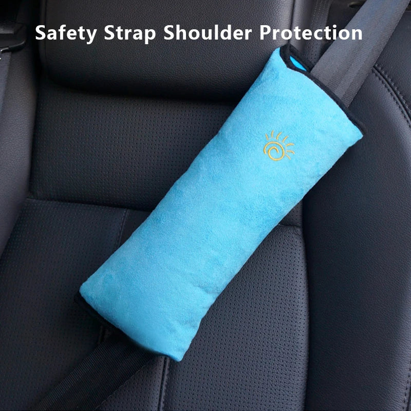 28X9X12Cm Baby Children Safety Strap Micro-Suede Fabric Car Seat Belts Pillow Shoulder Protection Car-Styling High Quality