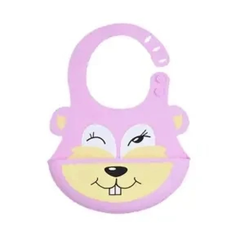 Baby Stuff Waterproof Silicone Bib Feeding Baby Newborn Cartoon Aprons Adjustable Baby Bibs Burp Cloths Bandana Bibs Baby Bibs