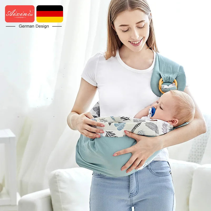 Baby Carrier Scarf Adjustable Front Facing Baby Wrap Baby Carrier Soft Sling for Newborns Baby Kangaroos