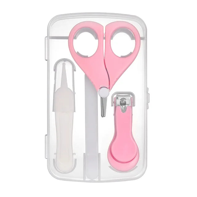 4 PC Lot Baby Nail Care Set Child Scissors Practical Baby Nail Clipper Trimmer Convenient Daily Baby Nail Shell Shear Manicure