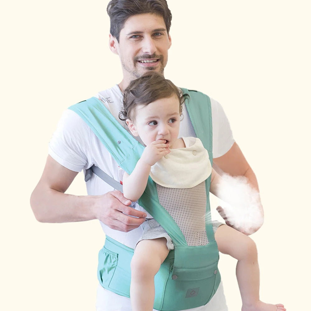 Ergonomic Baby Carrier Infant Adjustable Hipseat Sling Front Facing Travel Activity Gear Kangaroo Baby Wrap Carrier