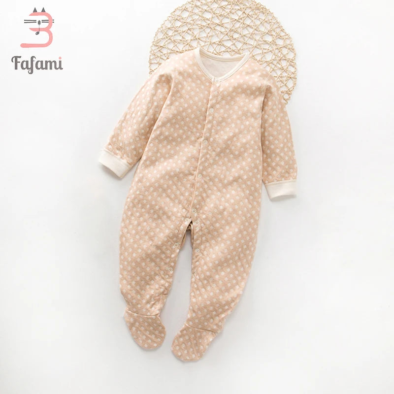 Organic Cotton Brand Baby Clothes Bebe Rompers Long Sleeves Infant Jumpsuit Newborn Baby Boy Girl Baby Clothing Pajamas Romper