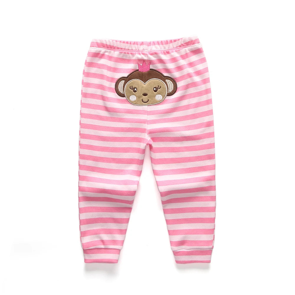 Newborn Baby Girls Clothes Set Long Sleeve Bodysuits+Cap+Animal Pants Infant Outfits Clothing Sets