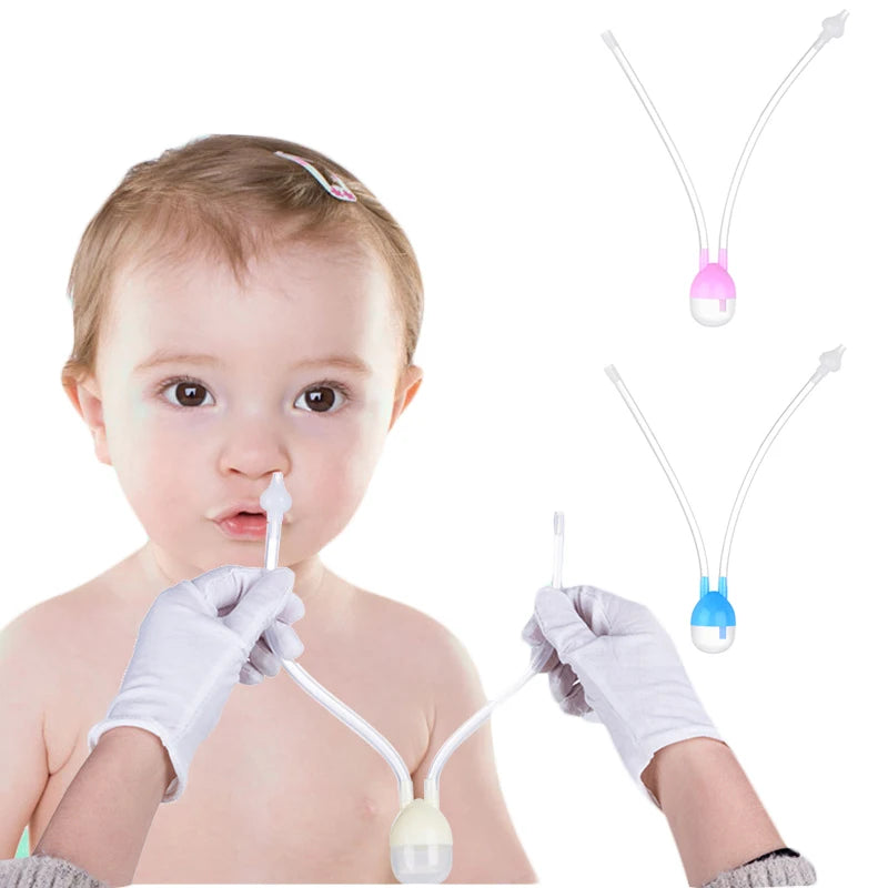 Hot Newborn Baby Vacuum Suction Nasal Aspirator Safety Nose Cleaner Infantil Nose up Aspirador Nasal Babies Care Drop Shipping