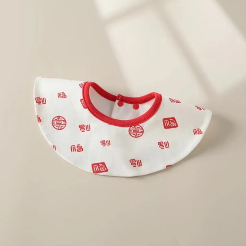 Bibs for Baby Boy Cotton round Neck Collar Infant Feeding Baby Bibs Waterproof Drooling Teething Baby Girl Apron Newborn Stuff