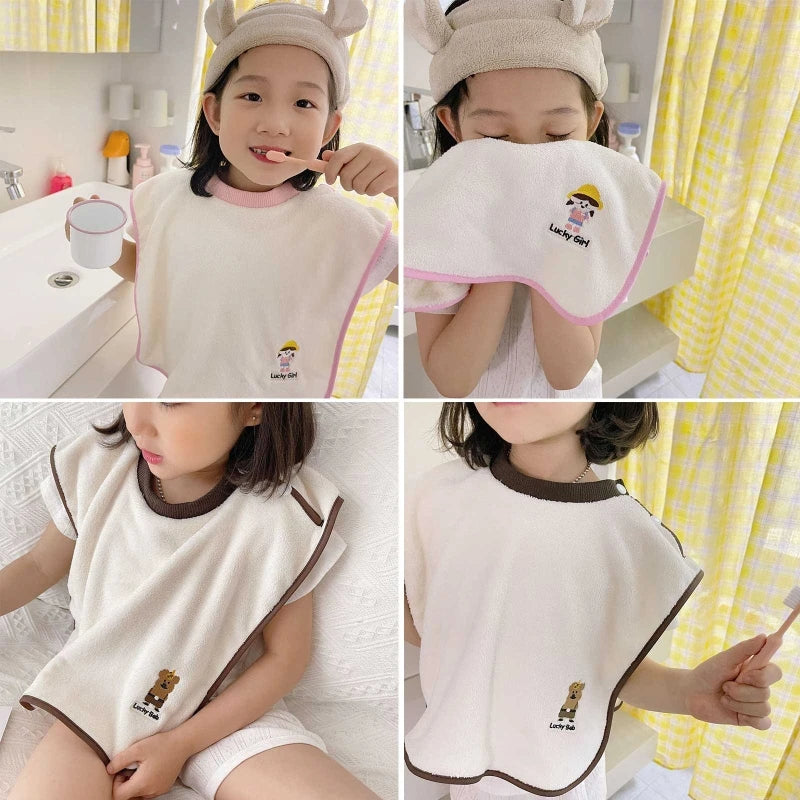 2024 New Waterproof Baby Bib Nano Skid Sleeveless Feeding Apron Burp Cloth Washcloth Gown