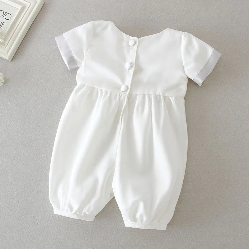 Baby Boys Baptism 1St Year Birthday Party Dress Christening Infant Jumpsuit Clothing Toddler Boy Party Costumes 3-24M