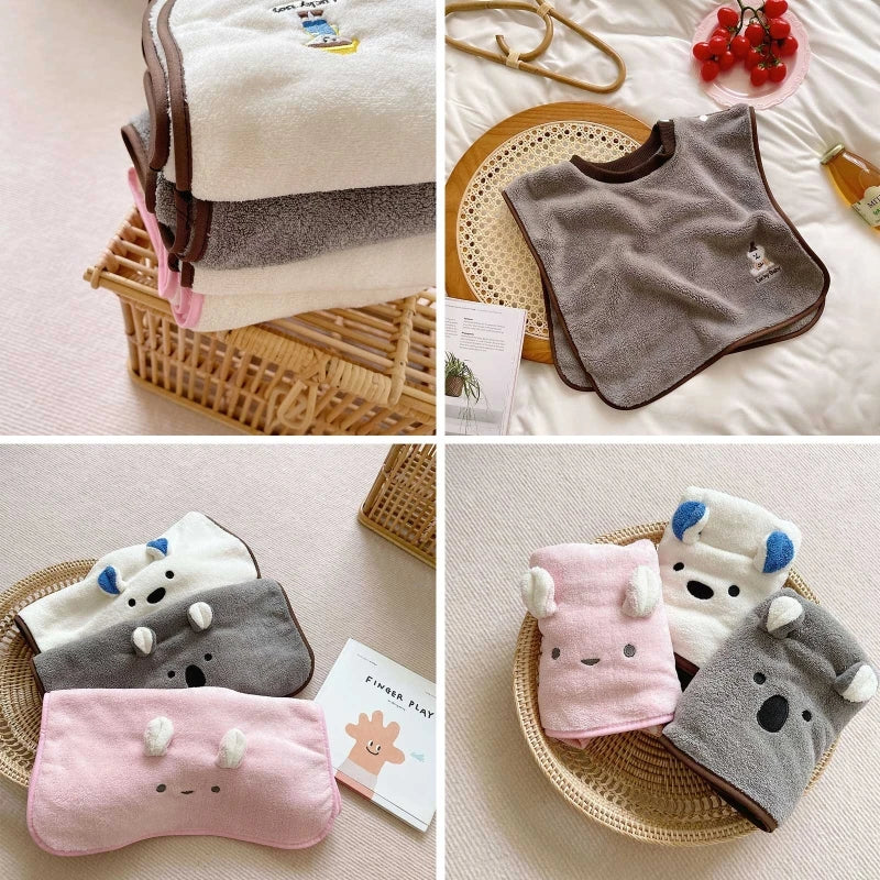 2024 New Waterproof Baby Bib Nano Skid Sleeveless Feeding Apron Burp Cloth Washcloth Gown